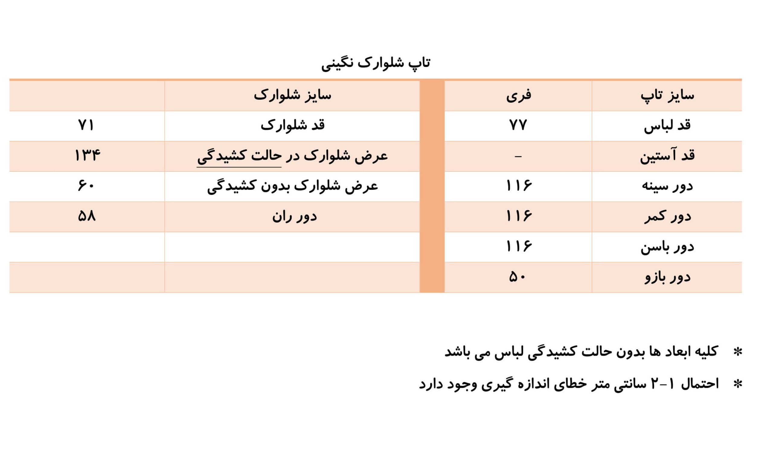 سایزبندی