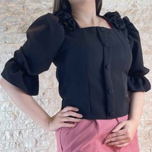 کراپ فرفری طرح رز3133